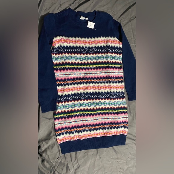 Gap Kids Fair Aisle Sweater Dress sz XXL 14 16 - Picture 1 of 3